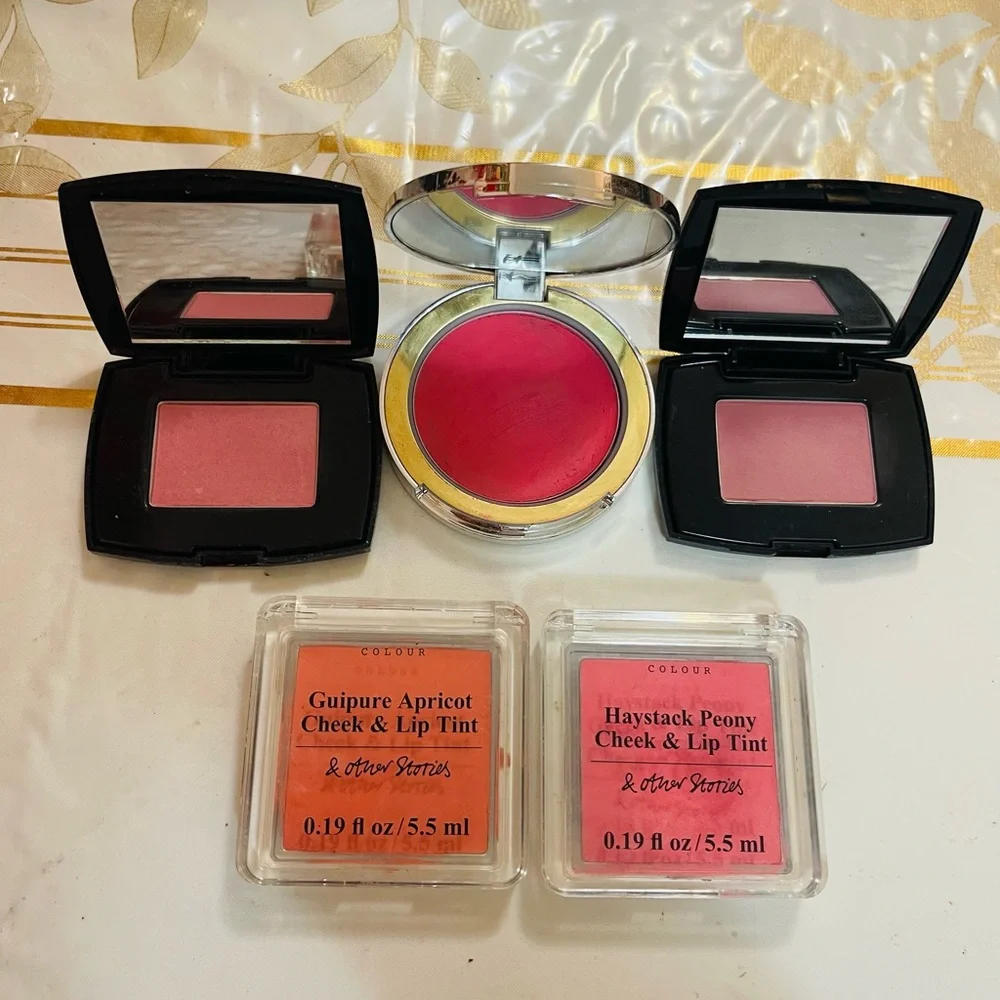 Lot Of 5 Other Stories Lancôme IT Cosmetics CC+ Blush Powder / Cream - Picture 1 of 6